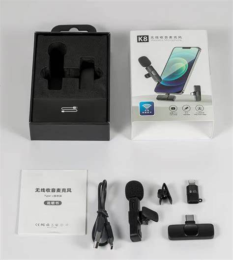 K8 Wireless Microphone For Mobile Type-C & Lightning